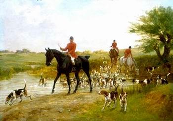 unknow artist Classical hunting fox, Equestrian and Beautiful Horses, 099. oil painting image